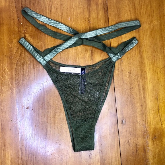 Victoria’s Secret Green Brazilian High Cut Panties - Picture 2 of 7